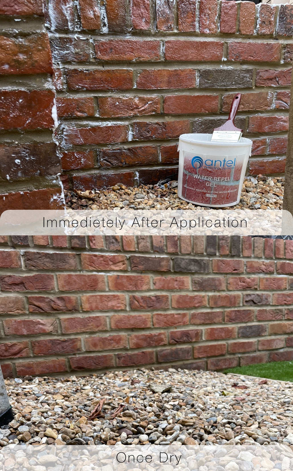 Water-Repel Gel - Masonry & Brick Water Repellent Cream/Gel – Antel